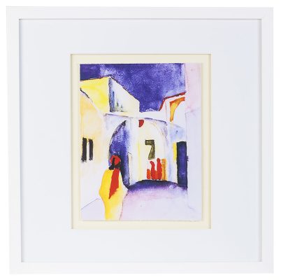 Macke August Blick in Gasse Tunisreise